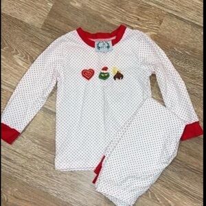 The Grinch Christmas smocked PJ's